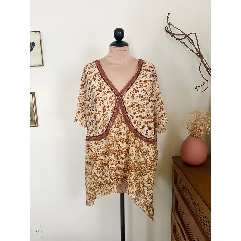 Vintage Lane Bryant Y2K Plus Size Deadstock Blouse